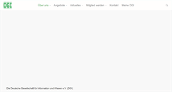 Desktop Screenshot of dgi-info.de