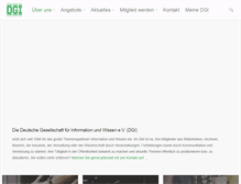 Tablet Screenshot of dgi-info.de